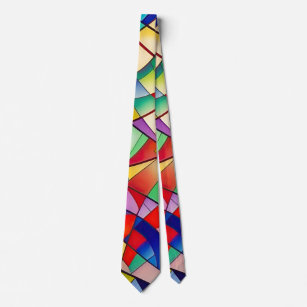 Stained Glass Intermingled  Tie