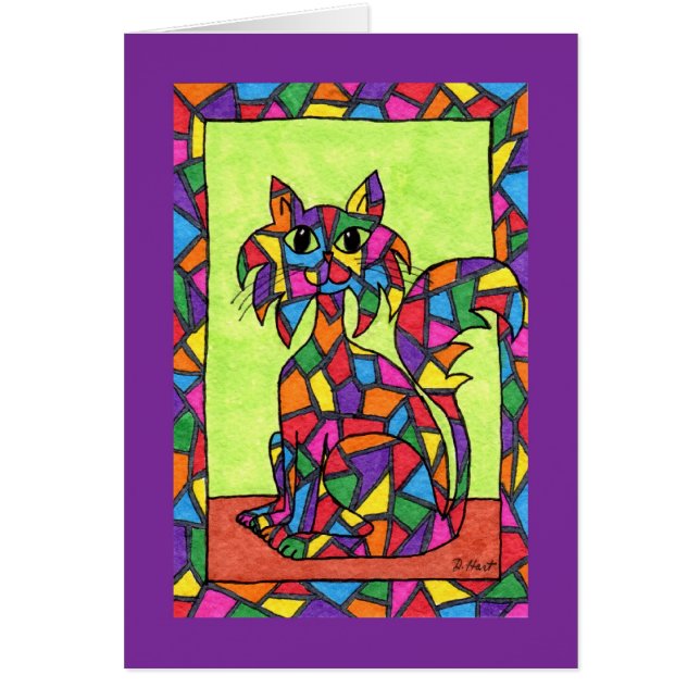 Stained Glass Kitty (Front)
