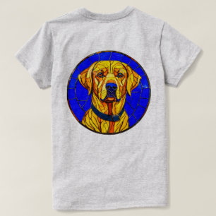 Stained glass labrador T-Shirt