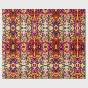 Stained Glass-Like Wrapping Paper
