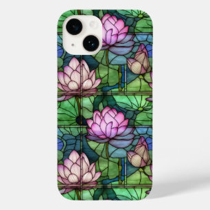Stained Glass Lotus iPhone 14 Case