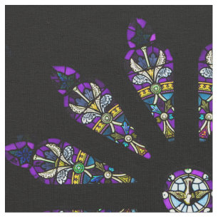 Stained Glass Mandala Fabric