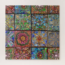 Stained Glass Mandala Patchwork