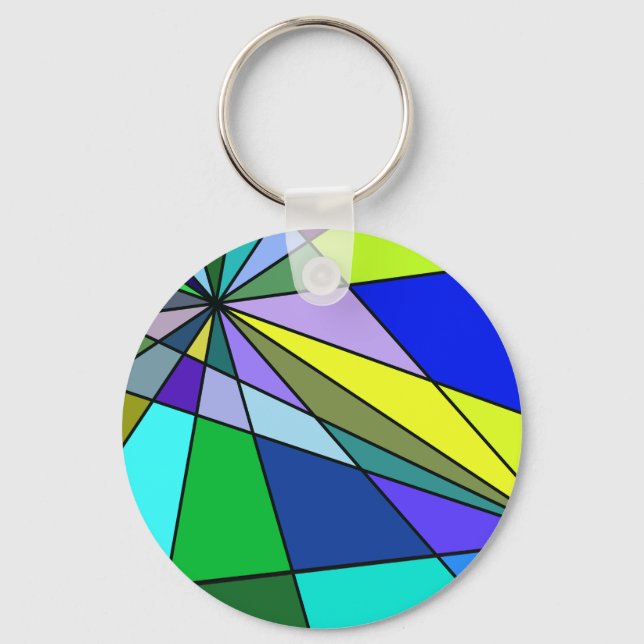 Stained Glass Memories Key Ring (Front)