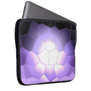 Stained Glass Moon Artistic Laptop Sleeve