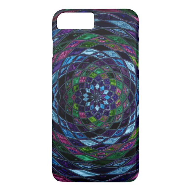 Stained Glass Mosaic Abstract Case-Mate iPhone Case (Back)