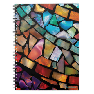 Stained Glass Mosaic Notebook "Fiesta Fun"