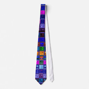 Stained Glass Mosaic Pattern #11 Tie