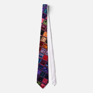 Stained Glass Mosaic Pattern #18 Tie