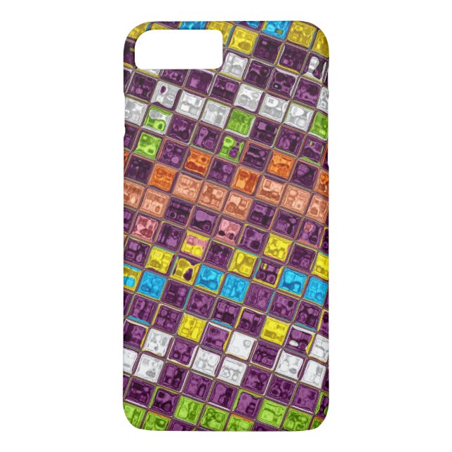 Stained Glass Mosaic Pattern #3 Case-Mate iPhone Case (Back)