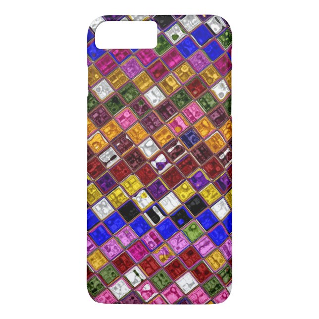 Stained Glass Mosaic Pattern #6 Case-Mate iPhone Case (Back)