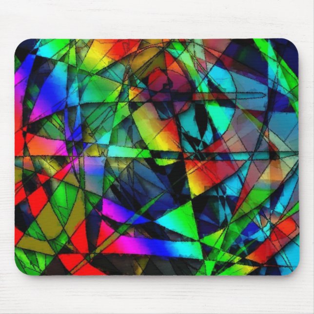 STAINED GLASS MOUSE PAD (Front)