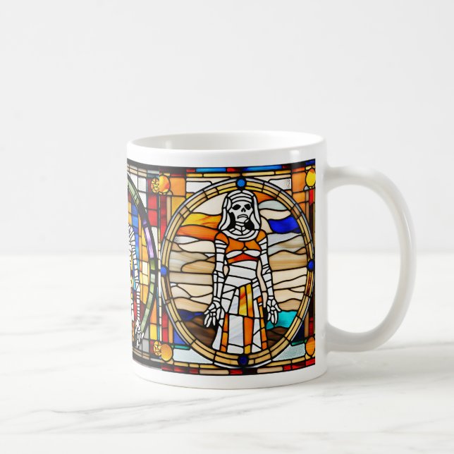 Stained Glass Mummy Mug (Right)
