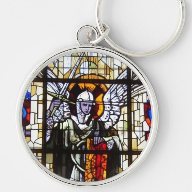 Stained Glass Mural Key Ring (Front)