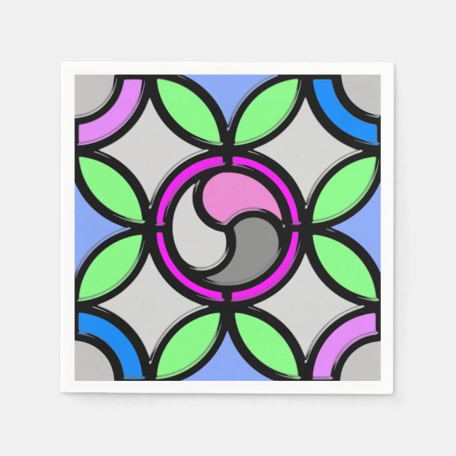 STAINED GLASS NAPKIN (Front)