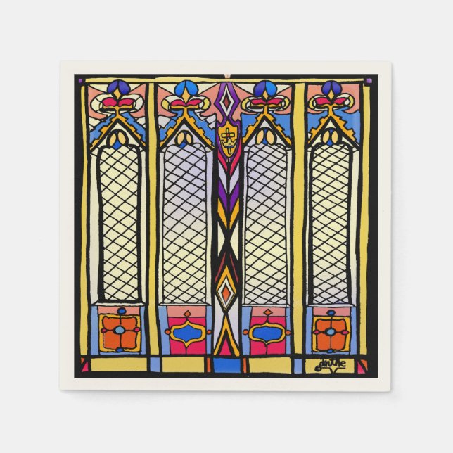 Stained Glass Napkins (Front)