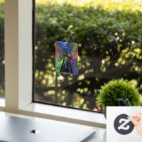 Stained Glass Nativity Scene Window Cling