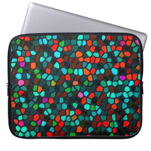 Stained Glass Pattern Laptop Sleeve