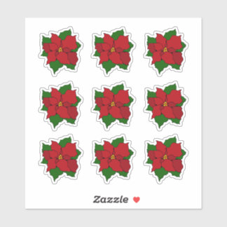 Stained-Glass Poinsettia
