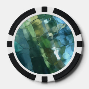 Stained Glass Poker Chips
