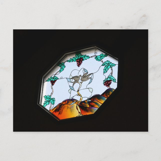stained glass postcard (Front)