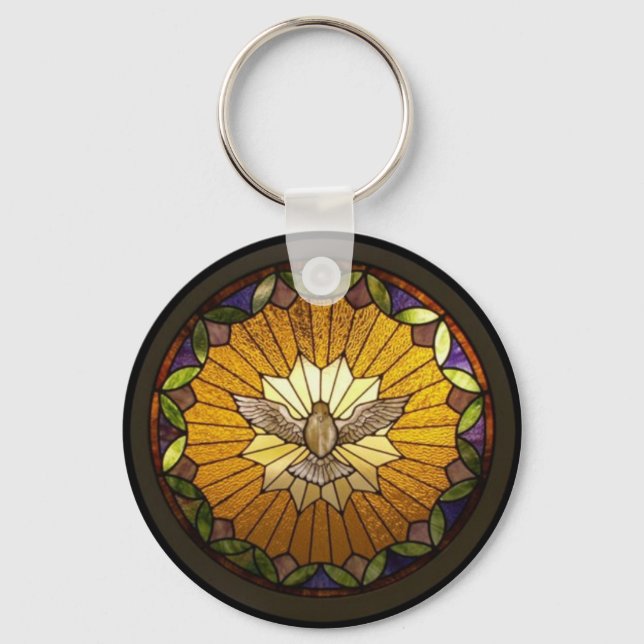 Stained Glass Prints Key Ring (Front)