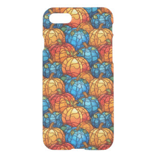 Stained Glass Pumpkin Field  iPhone SE/8/7 Case