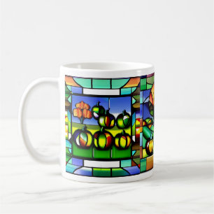 Stained Glass Pumpkin Patch Mug
