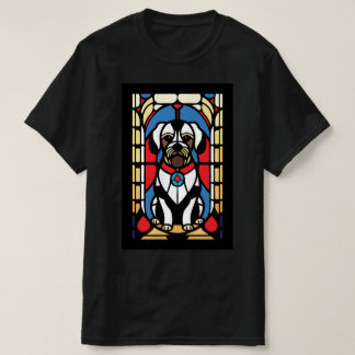 stained glass pup dog T-Shirt
