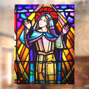 Stained Glass Religious Mary   