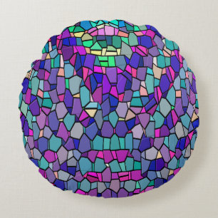 Stained Glass....... Round Cushion