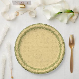 Stained Glass Sage Textured Plate