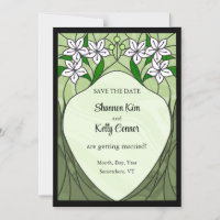 Stained Glass Save the Date