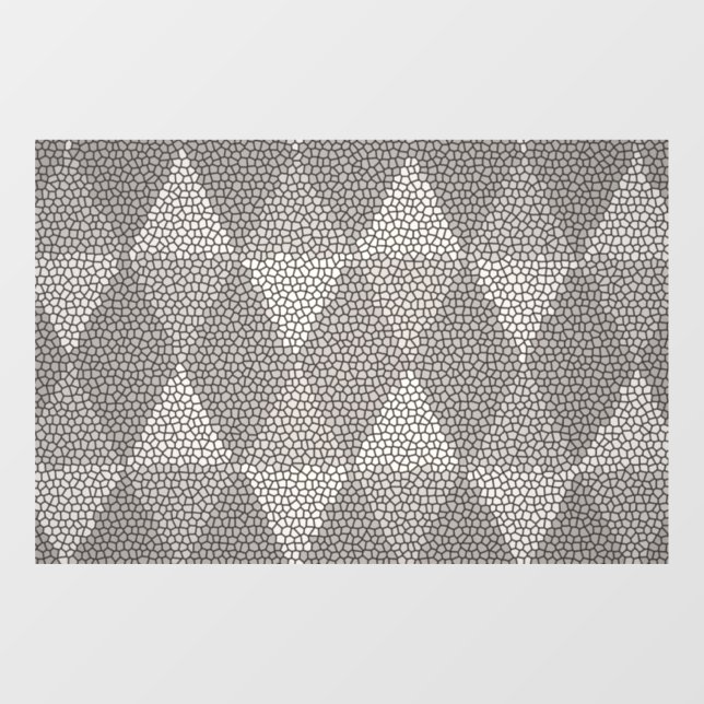 Stained Glass Silver Diamond Pattern (Sheet)