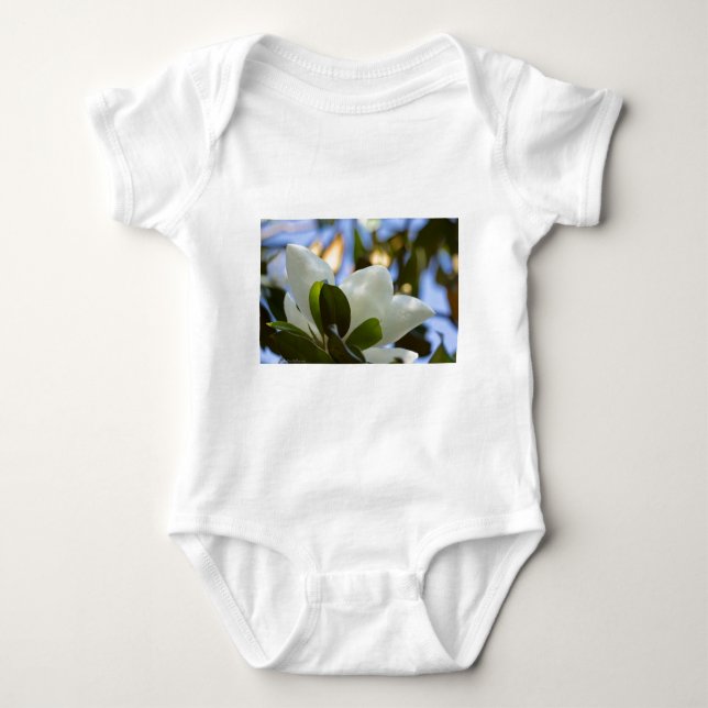 Stained Glass Sky Southern Magnolia Gifts Apparel Baby Bodysuit (Front)
