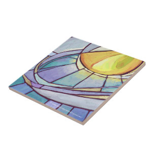 Stained Glass Sky Tile