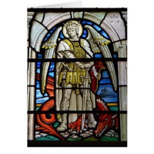 Stained Glass St Michael Helston Cornwall England