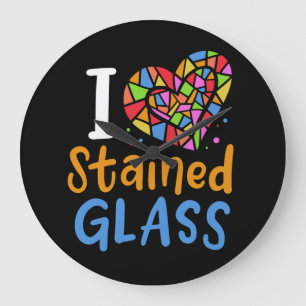 Stained Glass Stained Glass Artist Large Clock