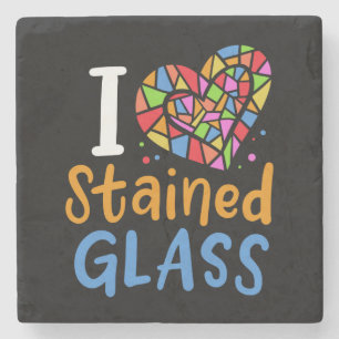 Stained Glass Stained Glass Artist Stone Coaster