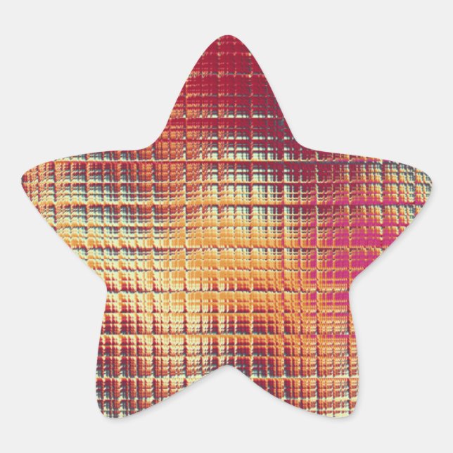 Stained Glass Star Sticker (Front)