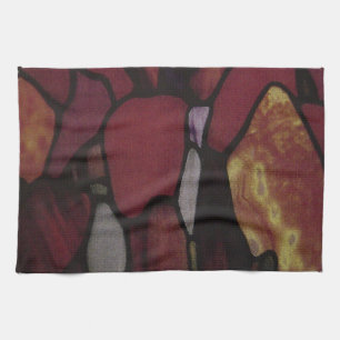 STAINED GLASS TEA TOWEL