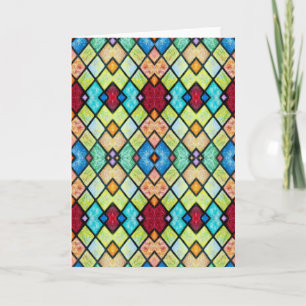 Stained Glass Thank You Card