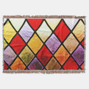 Stained Glass Throw Blanket