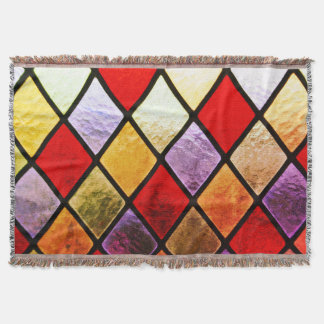 Stained Glass Throw Blanket