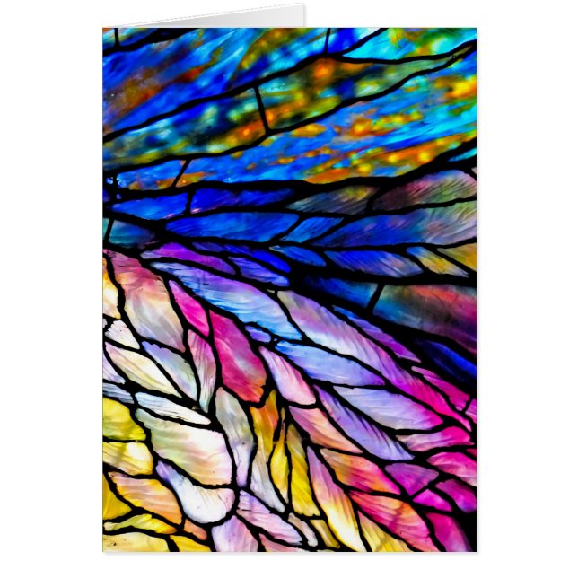 Stained Glass, Tiffany - Style,  (Front)
