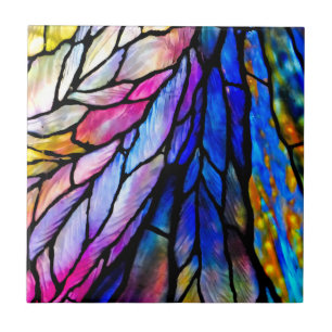 Stained Glass, Tiffany - Style,  Ceramic Tile