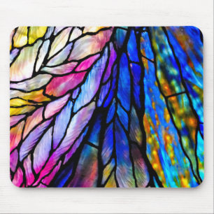 Stained Glass, Tiffany - Style, Mouse Pad