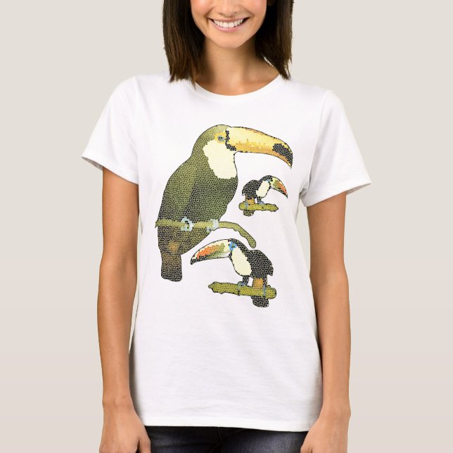 Stained Glass Toucan T-Shirt (Front)
