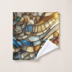 Stained Glass Waves Towel