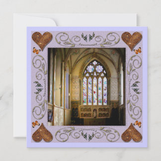 Stained Glass Wedding Invitation